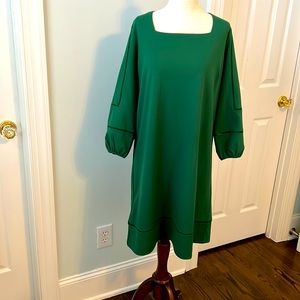 New Ann Taylor long sleeve Green dress